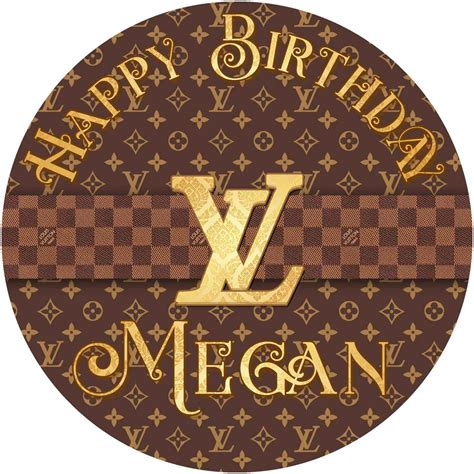 louis vuitton birthday cake toppers